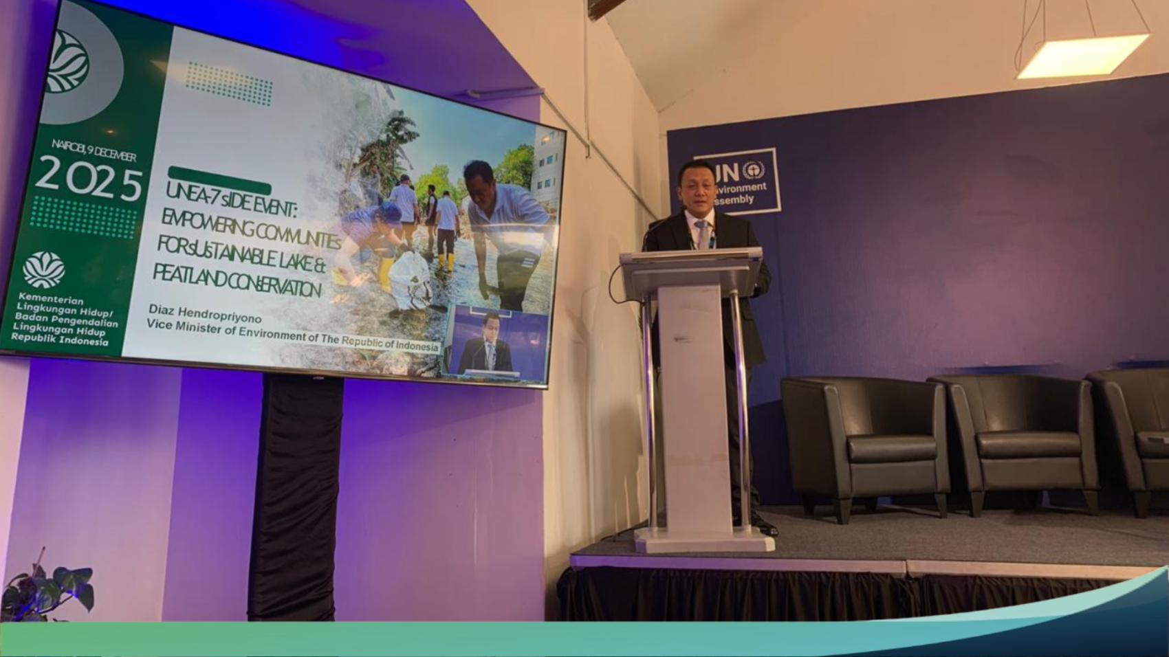 Indonesia’s Vice Minister of the Environment and Environmental Control