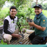 Yopi and Suprianto from the FZS team