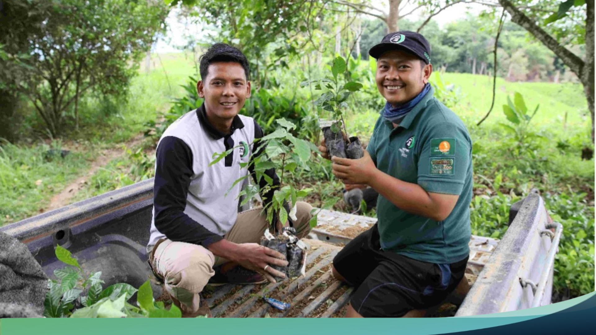 Yopi and Suprianto from the FZS team